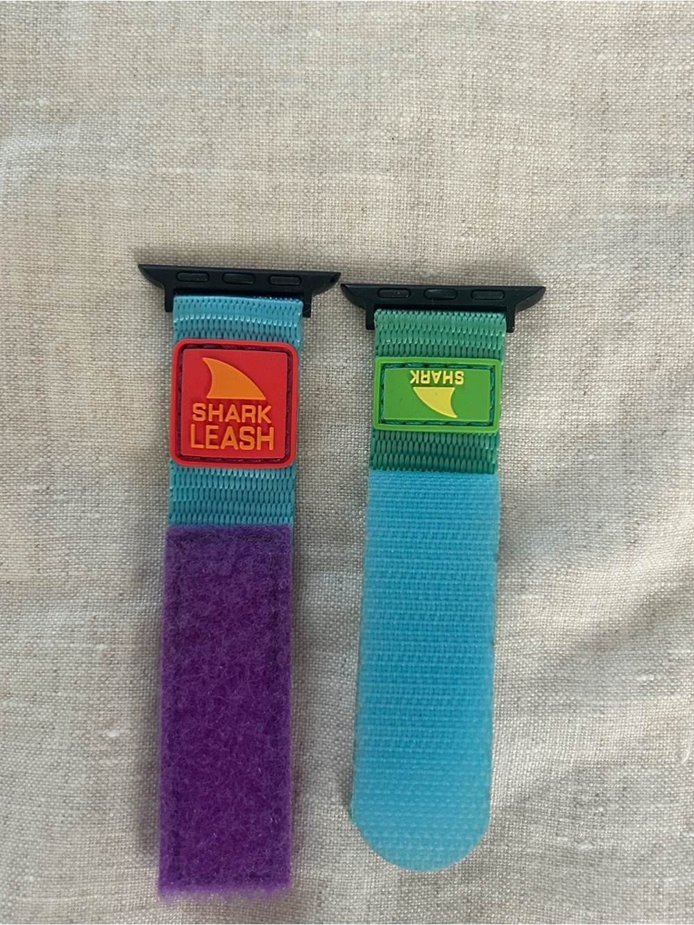 Shark Leash Colorful Apple Watch Band Straps - Teal, Purple, Green